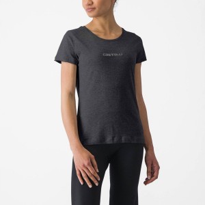 Black Rawlings CASTELLI CLASSICO W TEE Women Casual | 6324JPEKT