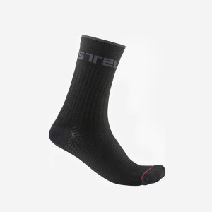 Black Rawlings DISTANZA 20 Men Socks | 3712SEARZ