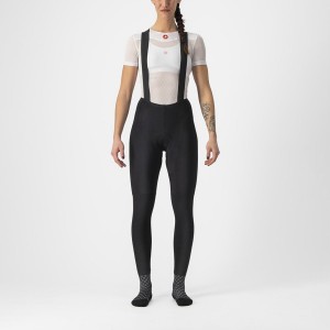 Black Rawlings FREE AERO RC W DT Women Bib Tights | 9620MRUPK