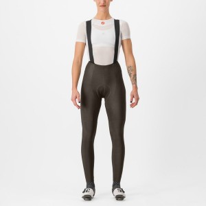 Black Rawlings FREE AERO RC W DT Women Bib Tights | 3657YMWVF