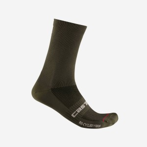 Black Rawlings RE-CYCLE THERMAL 18 Men Socks | 0625QJHUT