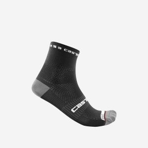 Black Rawlings ROSSO CORSA PRO 9 Men Socks | 5206ADHKC