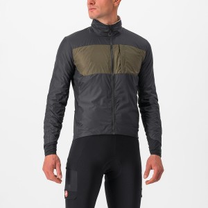 Black Rawlings UNLIMITED PUFFY Men Jackets | 3914YHWUN