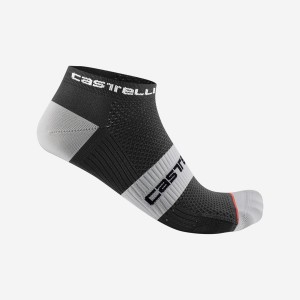 Black White Rawlings LOWBOY 2 Men Socks | 6520DTLAY