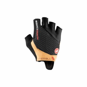 Black / Brown Rawlings ROSSO CORSA PRO V Men Gloves | 0963EBFJK