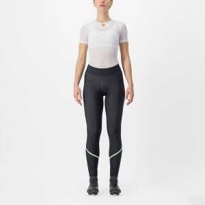 Black / Mint / Black Rawlings VELOCISSIMA THERMAL Women Leggings | 2417QPIHJ