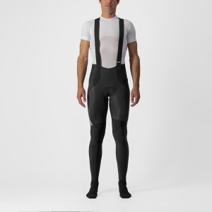 Black / Silver Rawlings SORPASSO RoS Men Bib Tights | 0759JPBTO