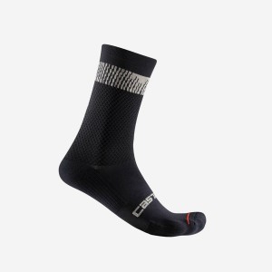 Black / Silver Rawlings UNLIMITED 18 Men Socks | 7629XWUTZ