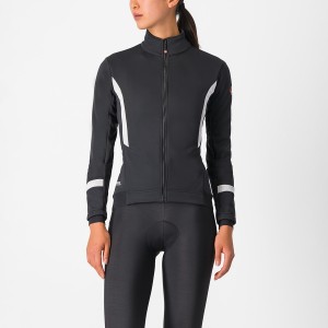 Black / White Rawlings DINAMICA 2 Women Jackets | 7609INMAZ