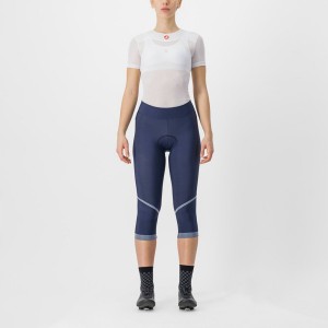 Blue / Silver Rawlings VELOCISSIMA THERMAL KNICKER Women Leggings | 0417MLBWR