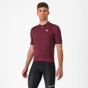 Burgundy Rawlings ESSENZA Men Jersey | 0158AWDQS