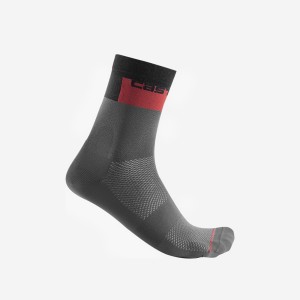 Dark Grey Rawlings BLOCCO 15 Men Socks | 9618TPJVX