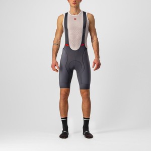 Dark Grey Rawlings COMPETIZIONE Men Bib Shorts | 4978MJXVW