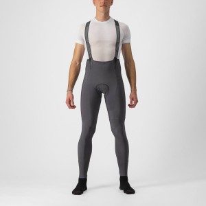 Dark Grey Rawlings FREE AERO RC Men Bib Tights | 9527DMJAC