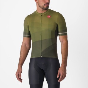 Deep Green / Olive / Silver Rawlings ORIZZONTE Men Jersey | 0394EWAXN