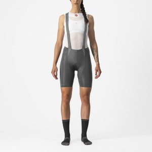 Grey Rawlings FREE AERO RC W Women Bib Shorts | 3245UCQYD