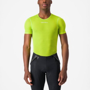 Light Green Rawlings PRO MESH 2.0 SHORT SLEEVE Men Base Layer | 4015KPAOW