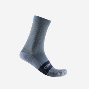 Light Grey Blue Rawlings ESPRESSO 15 Men Socks | 1258TSWMD