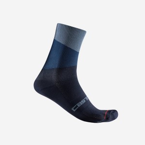 Light Grey Blue / Blue Rawlings ORIZZONTE 15 Men Socks | 2796NMBCY