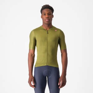 Olive / Light Green Rawlings ESPRESSO Men Jersey | 9073EAHXR