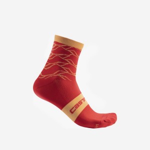 Orange Rawlings CLIMBER'S 3.0 12 CM Women Socks | 6804NEYOR