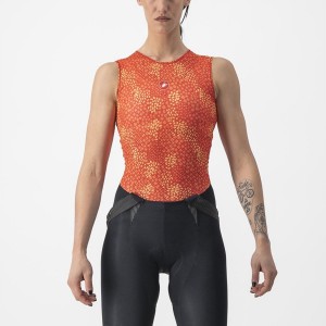 Orange Rawlings PRO MESH 4 W SLEEVELESS Women Base Layer | 9063WMZTL