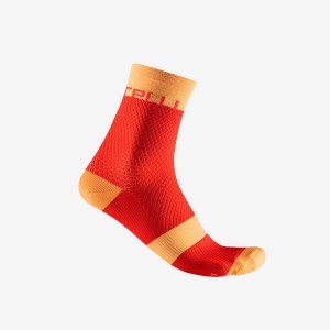 Orange Rawlings VELOCISSIMA 12 Women Socks | 0612GDXZY