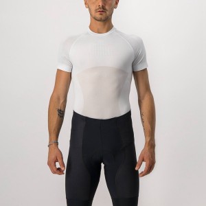 White Rawlings CORE SEAMLESS SS Men Base Layer | 4258WICAQ