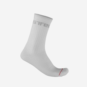 White Rawlings DISTANZA 20 Men Socks | 8634AKZYG