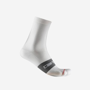 White Rawlings ESPRESSO W 12 Women Socks | 0564HNPML