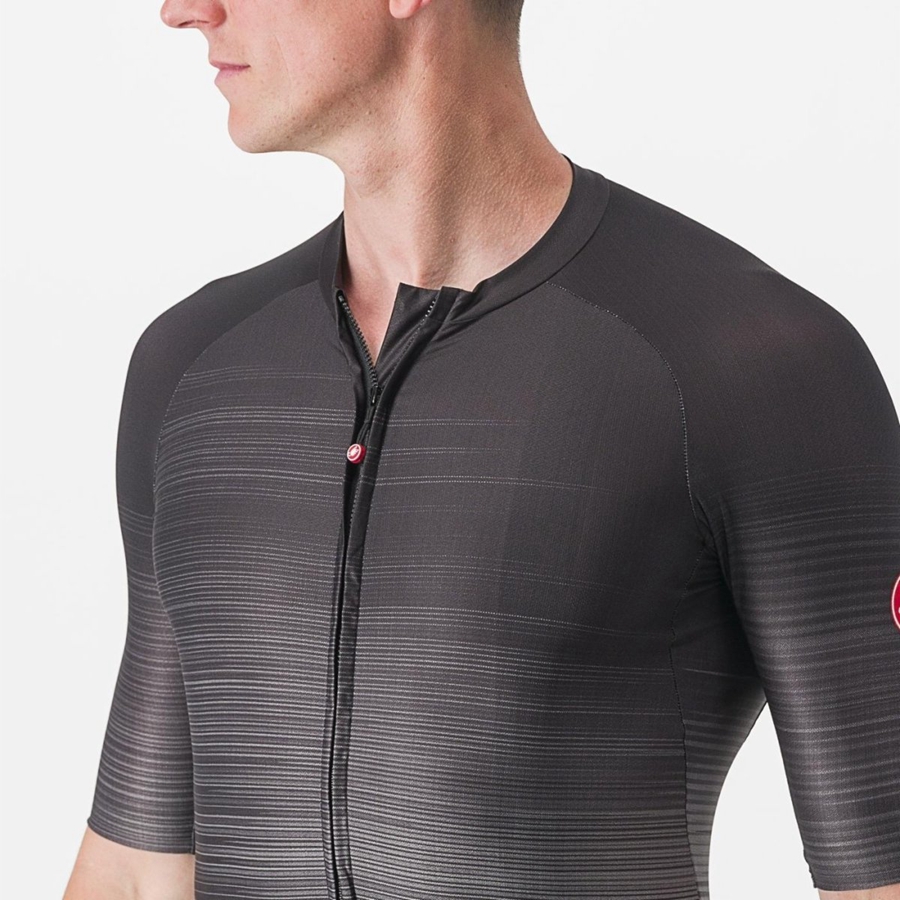 Black Rawlings AERO RACE 6.0 Men Jersey | 9740AGFZT