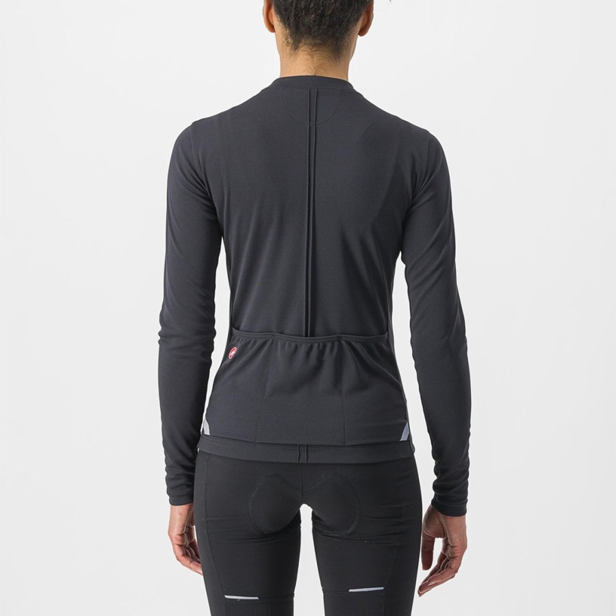 Black Rawlings ANIMA 4 LONG SLEEVE Women Jersey | 1305QKXHG