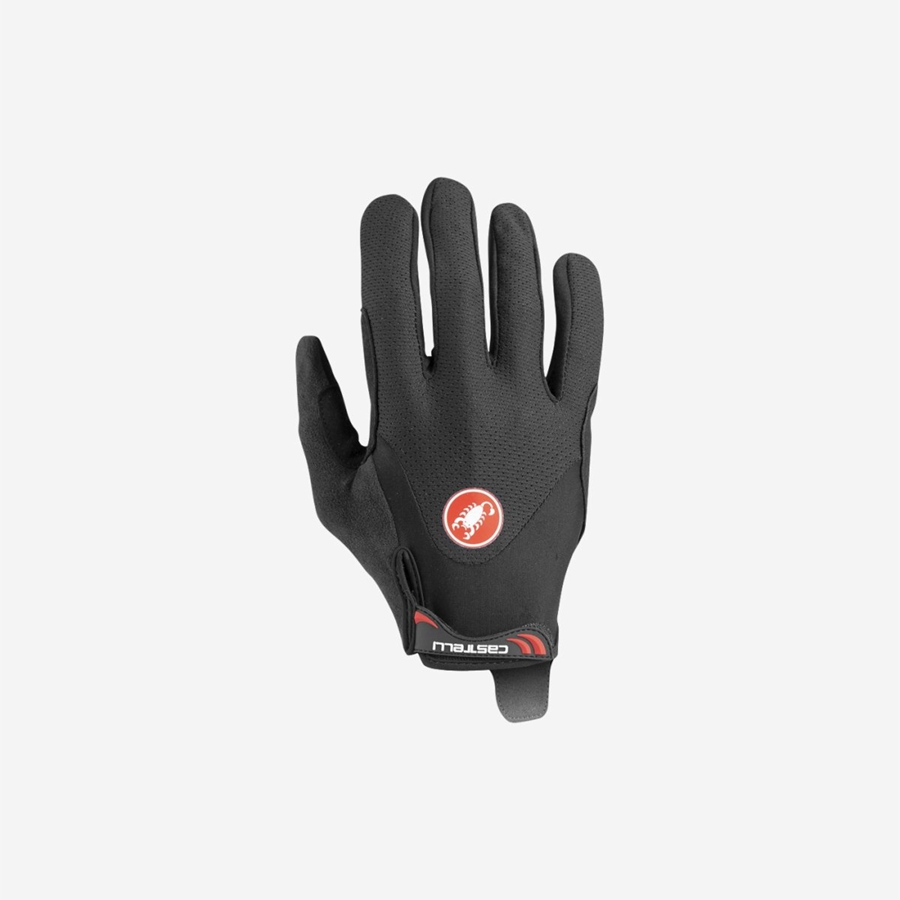 Black Rawlings ARENBERG GEL LF Men Gloves | 0168HZGPE