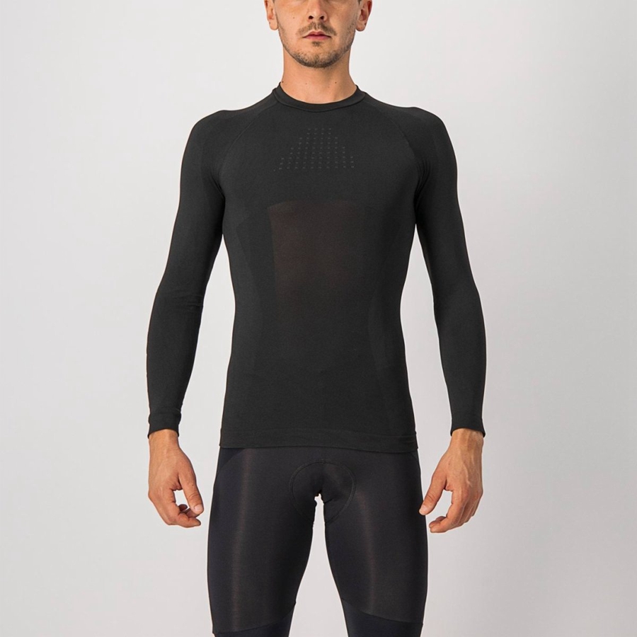 Black Rawlings CORE SEAMLESS Men Base Layer | 7850QERJH