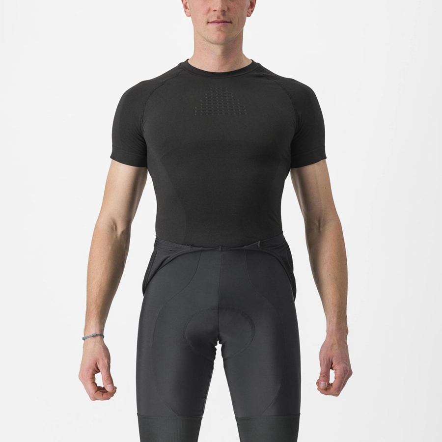 Black Rawlings CORE SEAMLESS SS Men Base Layer | 4631WBZET