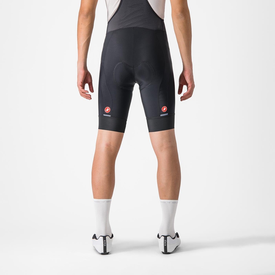 Black Rawlings ENTRATA 2 Men Bib Shorts | 2810YBAJO