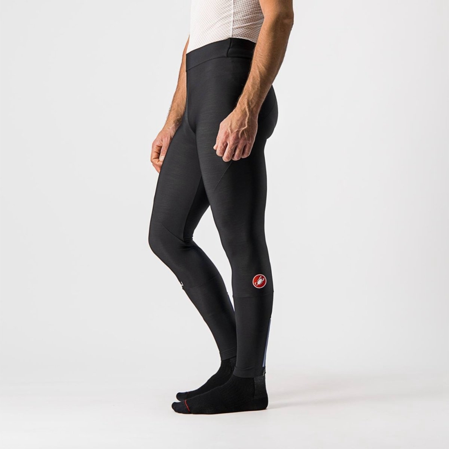 Black Rawlings ENTRATA NO PAD Men Leggings | 8214BZSVK