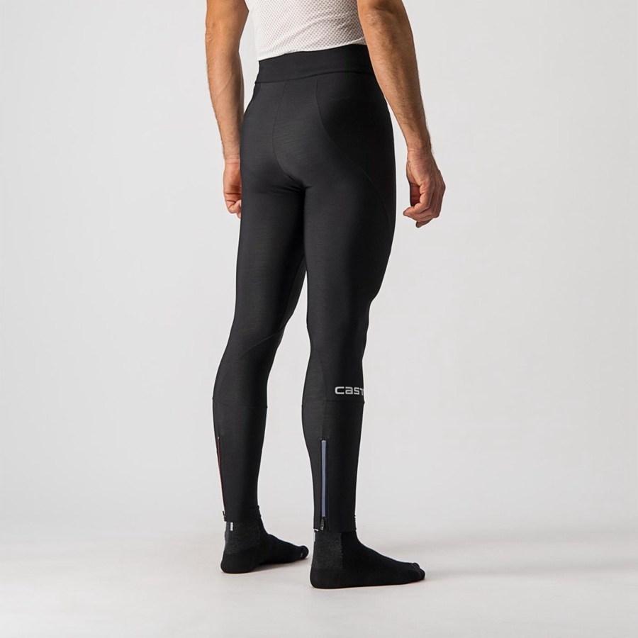 Black Rawlings ENTRATA NO PAD Men Leggings | 8214BZSVK