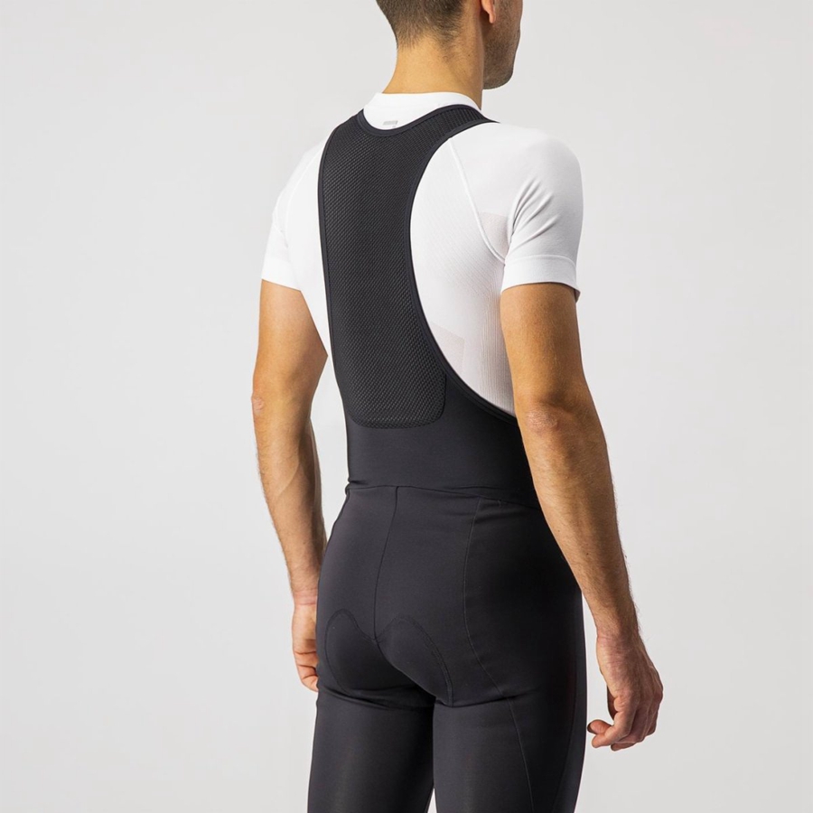 Black Rawlings ENTRATA WIND Men Bib Tights | 2693AMGIS