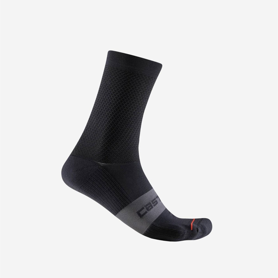 Black Rawlings ESPRESSO 15 Men Socks | 3265KEWLV