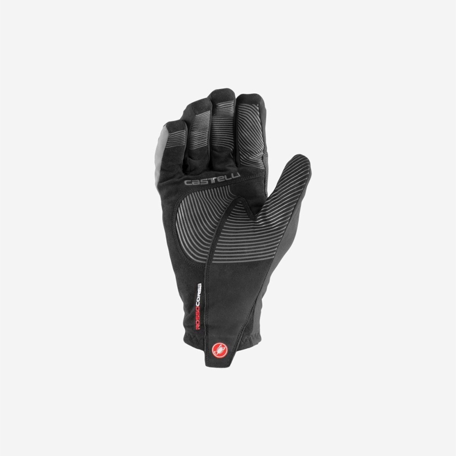 Black Rawlings ESPRESSO GT Men Gloves | 0893EJZBC