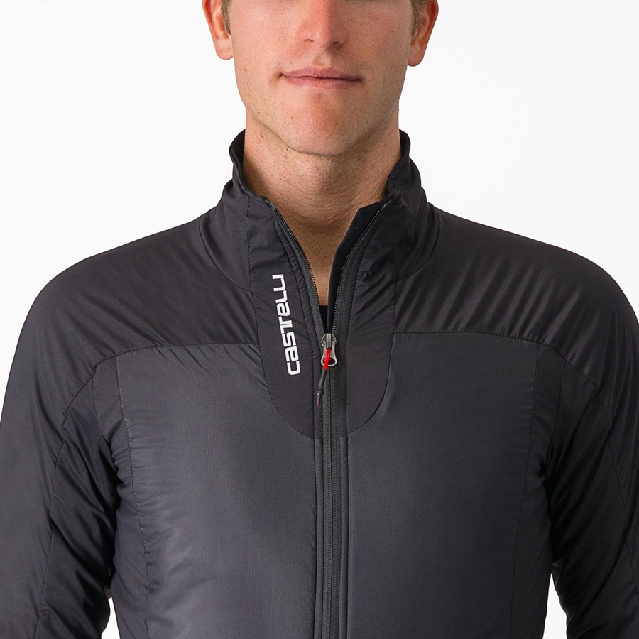 Black Rawlings FLY THERMAL Men Jackets | 4853YLBFI