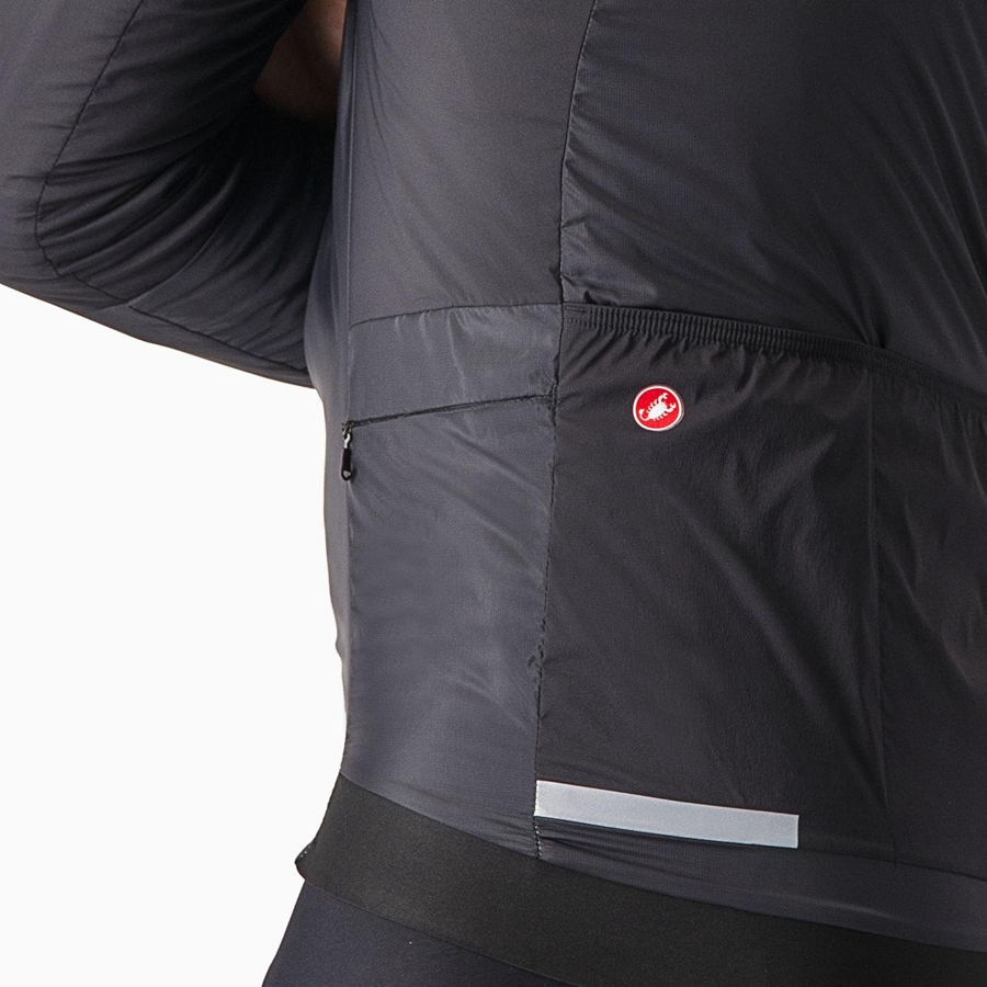 Black Rawlings FLY THERMAL Men Jackets | 4853YLBFI