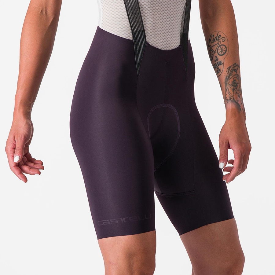 Black Rawlings FREE AERO RC W Women Bib Shorts | 7598JZBYK