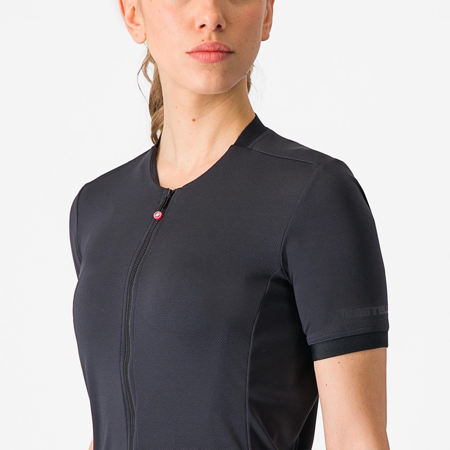 Black Rawlings LIBERA Women Jersey | 6527CABRZ