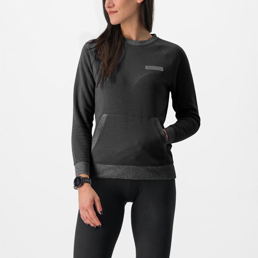 Black Rawlings LOGO W SWEATSHIRT Women Casual | 2084IWBYG