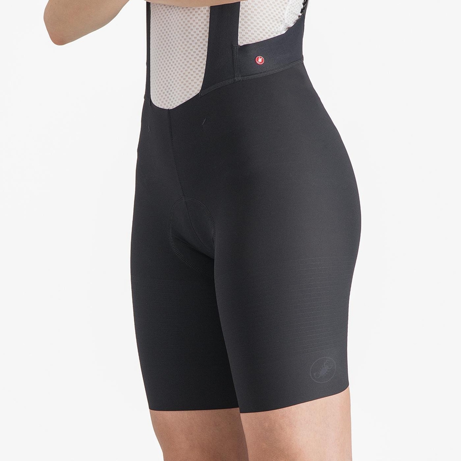 Black Rawlings PREMIO W Women Bib Shorts | 5943KHQPF