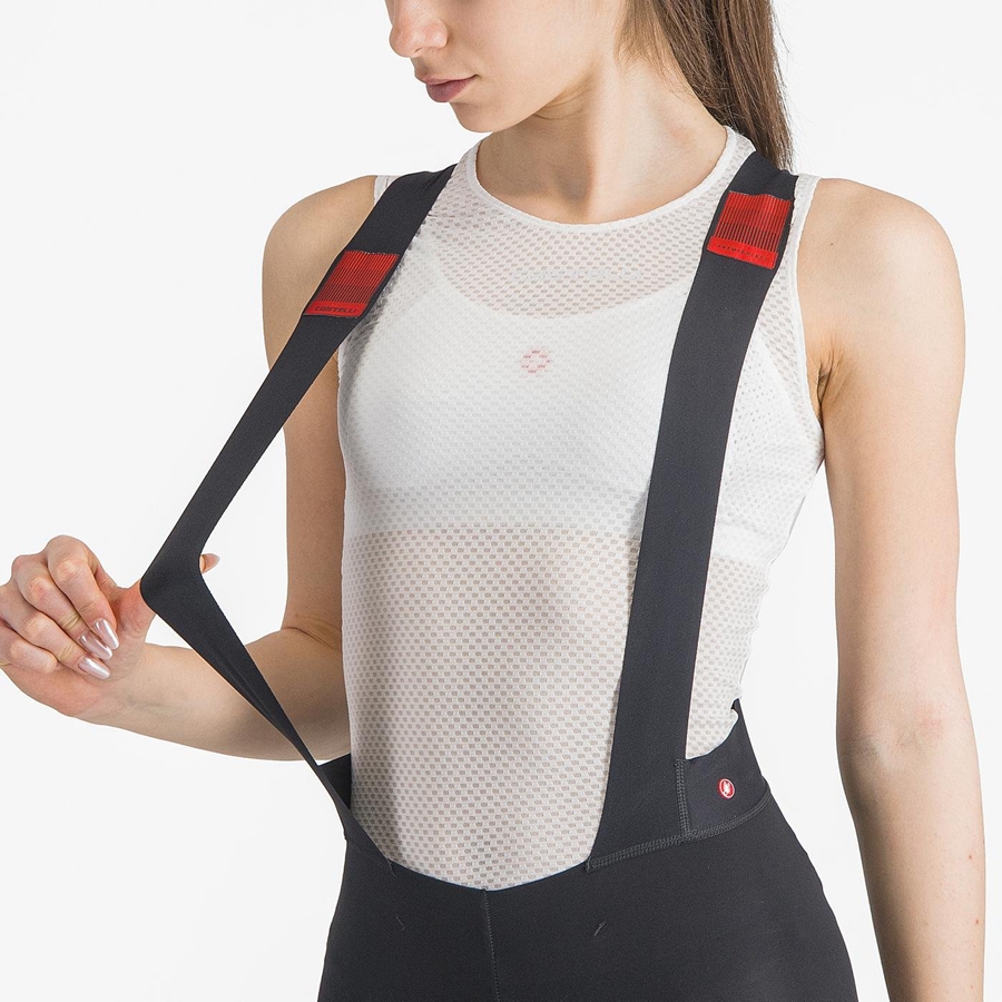 Black Rawlings PREMIO W Women Bib Shorts | 5943KHQPF