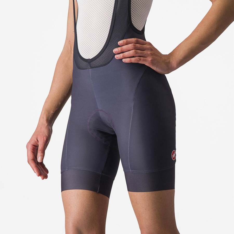 Black Rawlings PRIMA Women Bib Shorts | 8507KQTCP