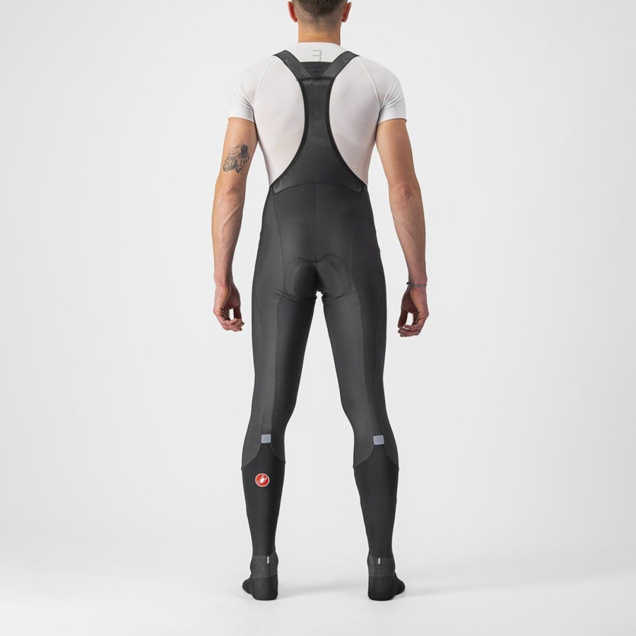 Black Rawlings SEMIFREDDO Men Bib Tights | 1502APEYZ